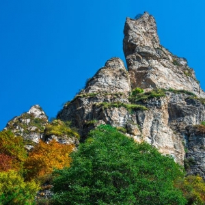 游览白石山的浓浓秋意